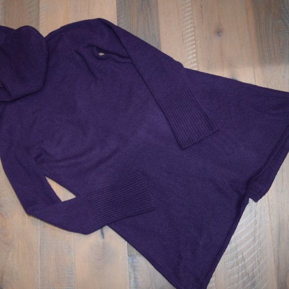 Women M Vintage Glam Long Open Flyaway Cardigan Hooded Bead Flowers Satin G15 - Picture 7 of 10